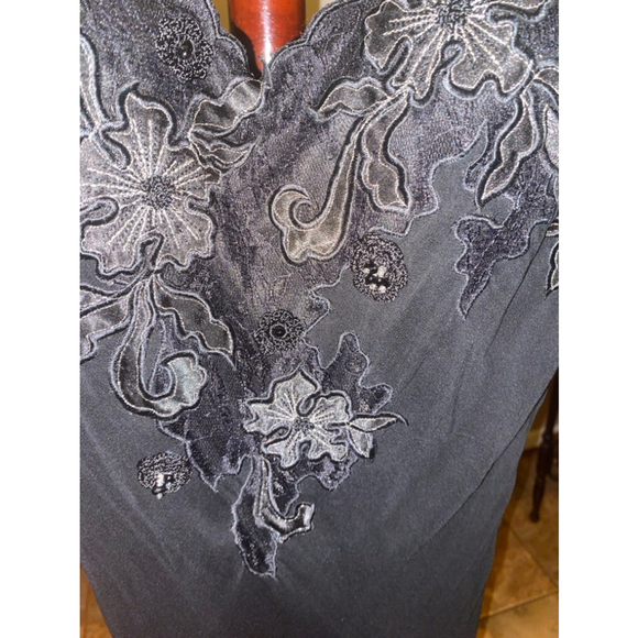 Women's Lenovia Black Dress Size L - Picture 4 of 9